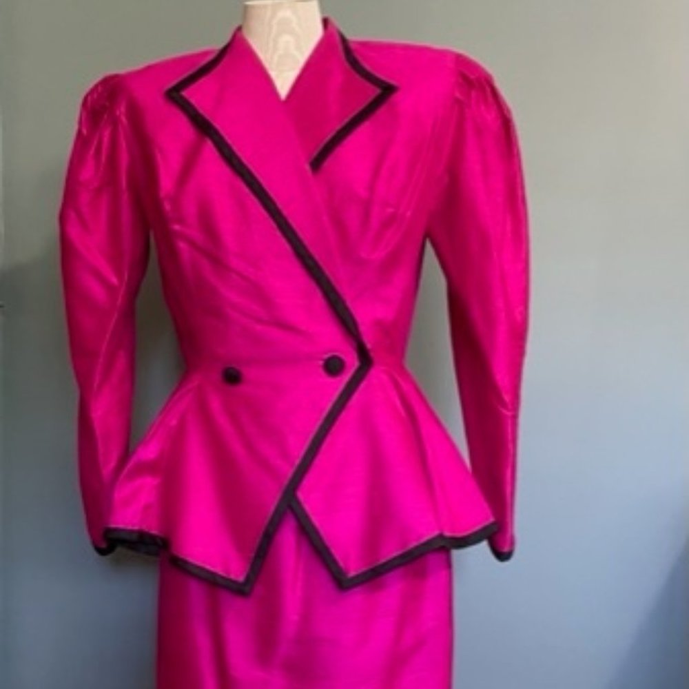 Vintage silk suit